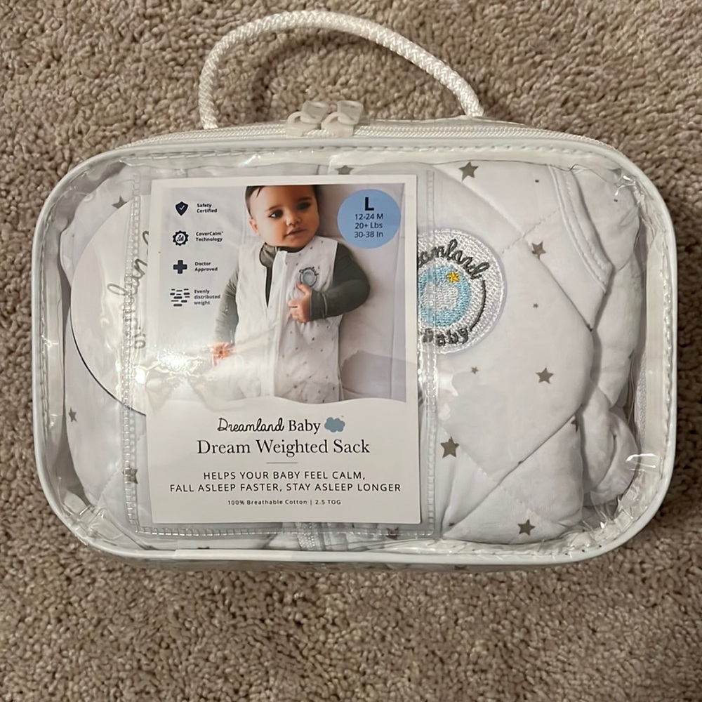 New with tag. Size L. 12-24 months. 20+ lbs and 30-38 inches long